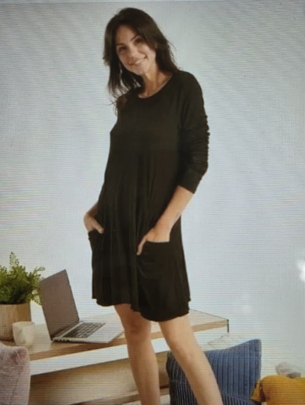 XL Betabrand Sweatshirt Travel Dress Black BRAND NEW WITH TAGS IN PACKAGE W0935